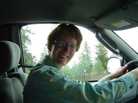 Laurie Sauerwein drives the chase.